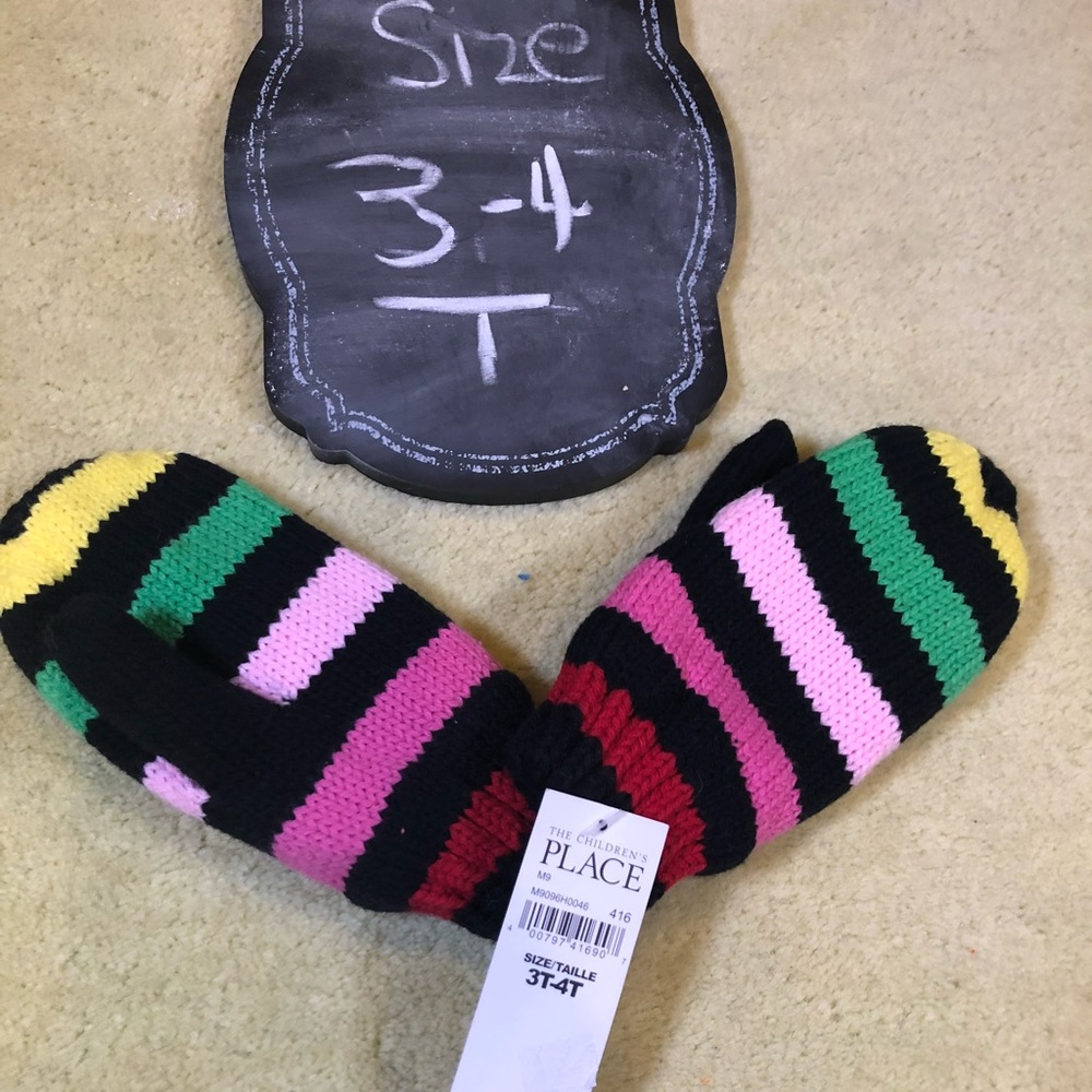 The Children's Place Vibrant Striped Mittens